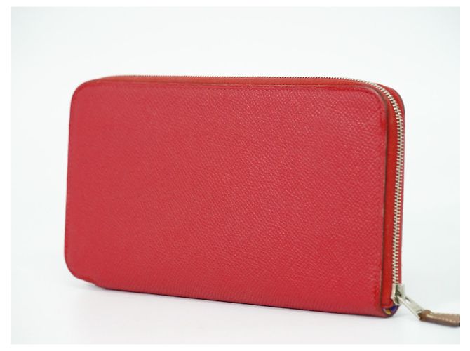 Hermès Hermes Azap Zip Around Silk'in Epsom Long Rosa - vista 2