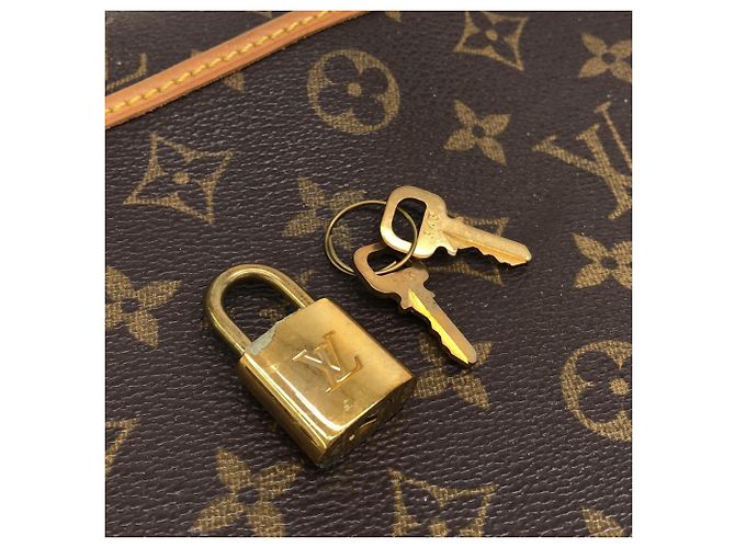 Borsa Vanity Bowling Monogram Louis Vuitton Marrone - vista 6
