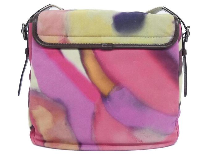 Chanel 90809 Mehrfarbige Schultertasche Pink Mehrfarben - Ansicht 2