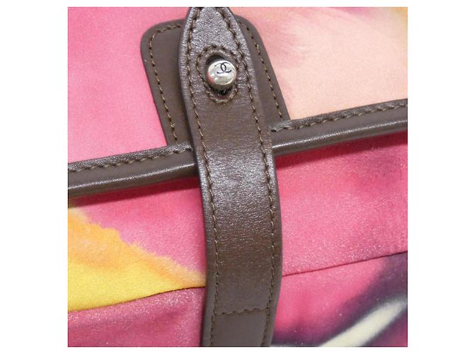 Chanel 90809 Mehrfarbige Schultertasche Pink Mehrfarben - Ansicht 5