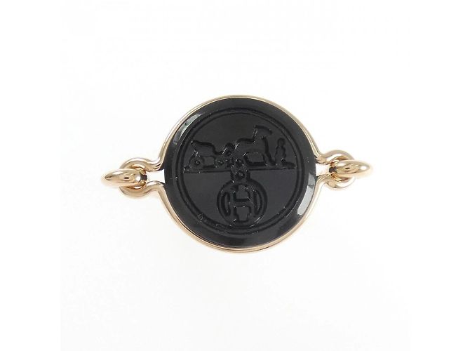 Hermès Exlibris Ring aus Roségold - Ansicht 2