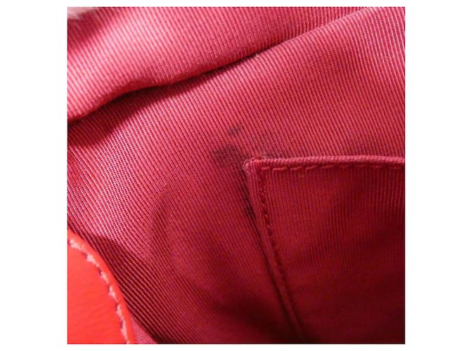 Bolsa de Ombro Chanel Gabriel Line 91810 Vermelho Bordeaux Azul marinho - vista 10