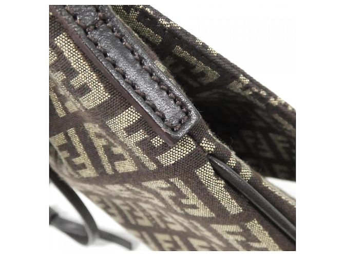 Borsa a Spalla Fendi 8BT075 JQ4 Marrone Beige - vista 4