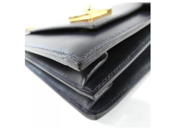 Borsa a mano Hermès Piano in blu indaco - vista 3