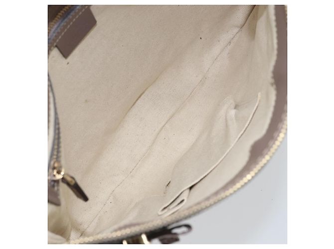 Borsa Messenger Gucci Mayfair in Canvas GG e Pelle Beige - vista 5