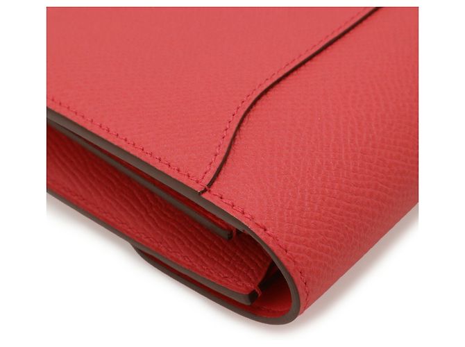 Hermès HERMES Cartera Compacta Bi-fold Constance Rosa Fucsia - vista 4