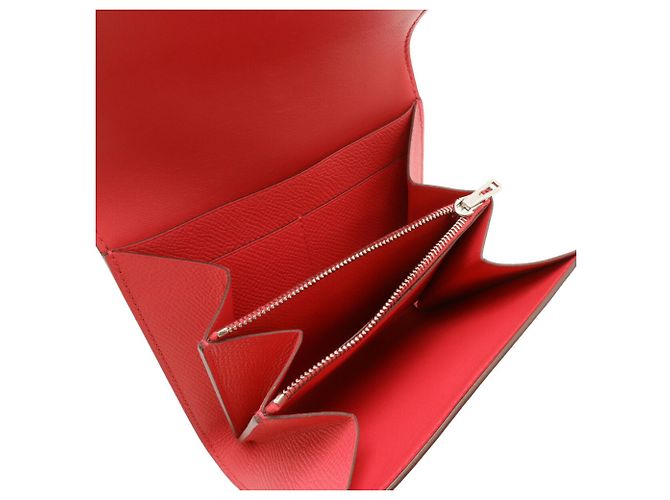 Hermès HERMES Cartera Compacta Bi-fold Constance Rosa Fucsia - vista 5