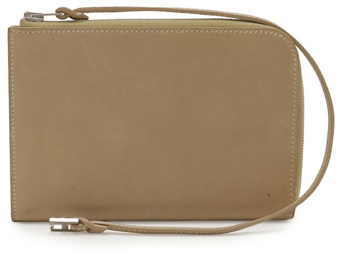 Tarjetero de cuero beige Hermès - vista 2