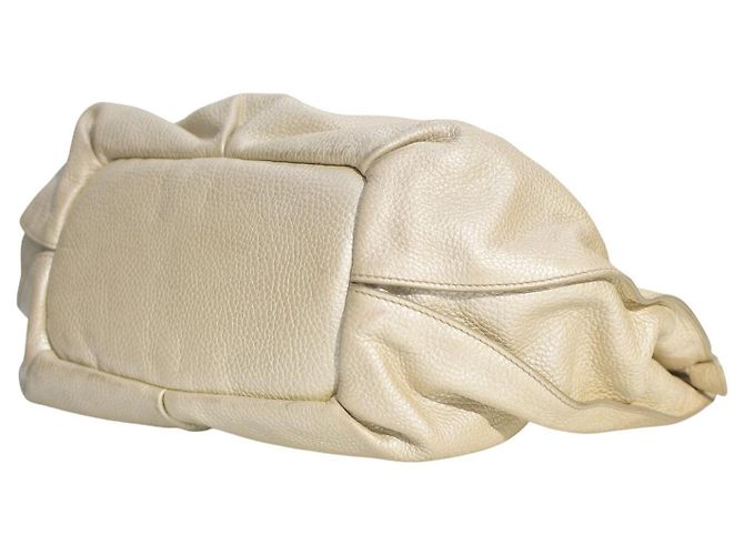 Céline Borsa Celine Grande in agnello argento con doppio manico per la spesa. - vista 10