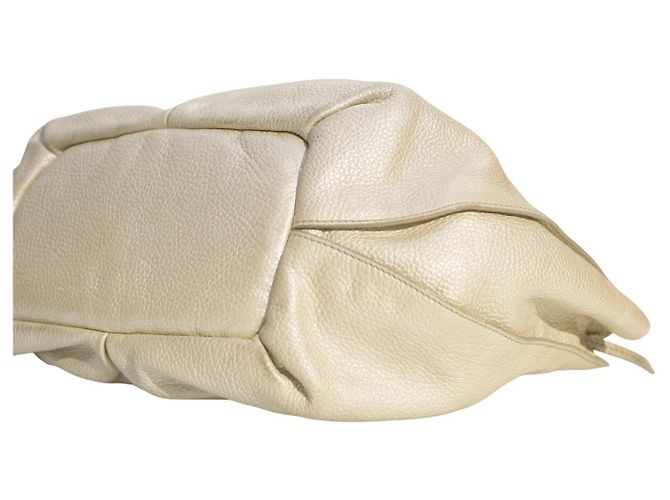 Céline Borsa Celine Grande in agnello argento con doppio manico per la spesa. - vista 11