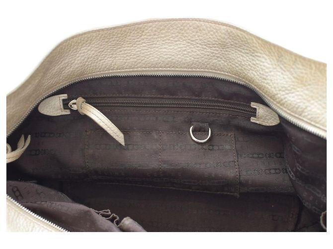 Céline Borsa Celine Grande in agnello argento con doppio manico per la spesa. - vista 15