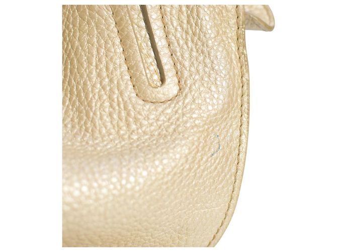 Céline Borsa Celine Grande in agnello argento con doppio manico per la spesa. - vista 5