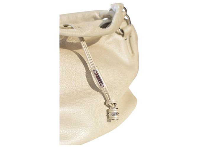 Céline Borsa Celine Grande in agnello argento con doppio manico per la spesa. - vista 6