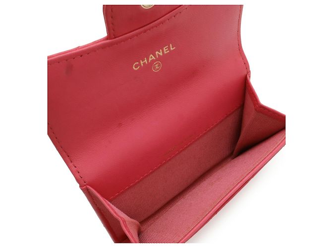 Chanel Matelassé Rosa Visitenkartenetui Pink - Ansicht 5