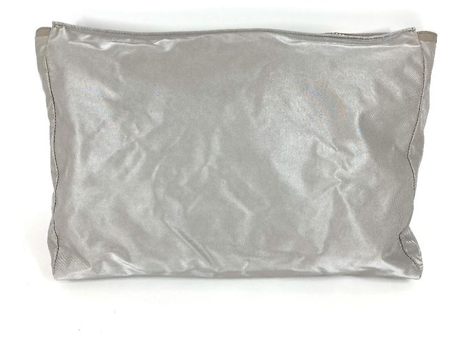 Graue Gummitasche von Chanel Braun - Ansicht 16