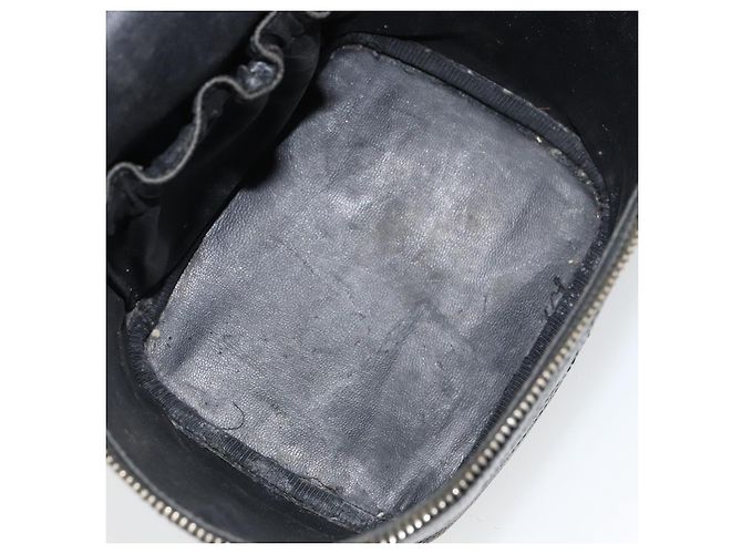 Pochette Vanity CHANEL Pelle Caviar Nera Oro CC Auth 164764 Nero D'oro - vista 15