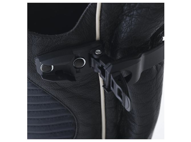 Autre Marque Botas de moto de cuero Ilga Blanco - vista 4