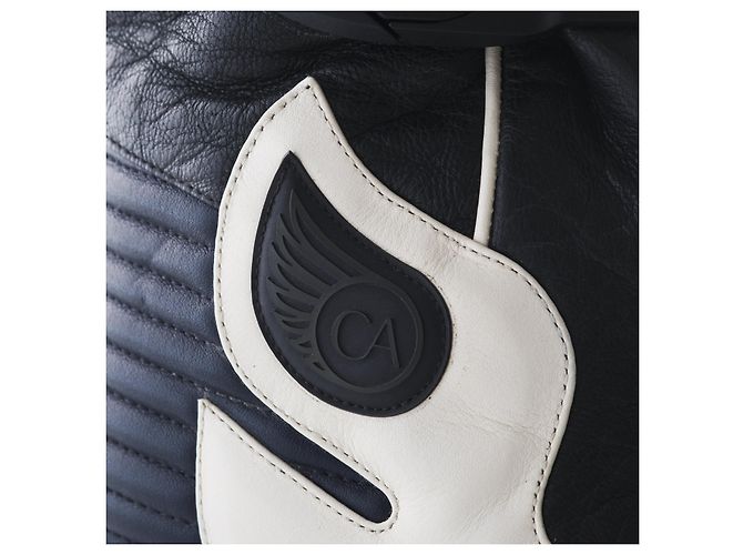 Autre Marque Botas de moto de cuero Ilga Blanco - vista 5