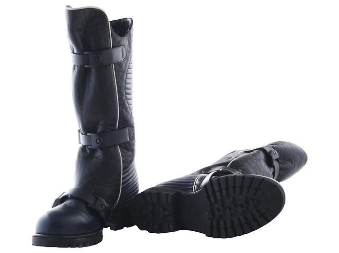 Autre Marque Botas de moto de cuero Ilga Blanco - vista 9