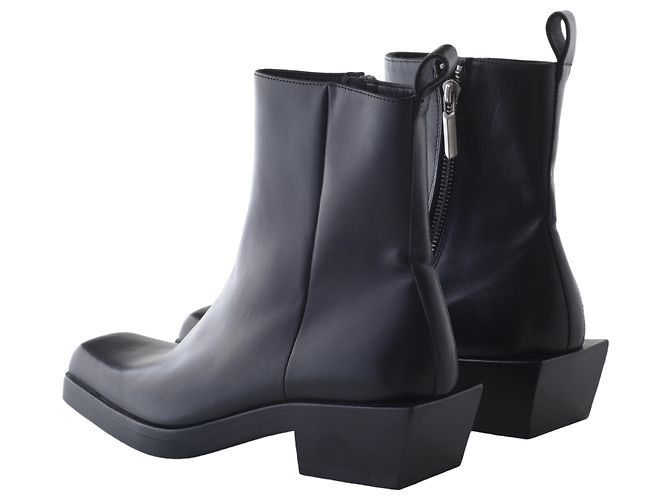 Botines de cuero Cesare Paciotti Negro - vista 3