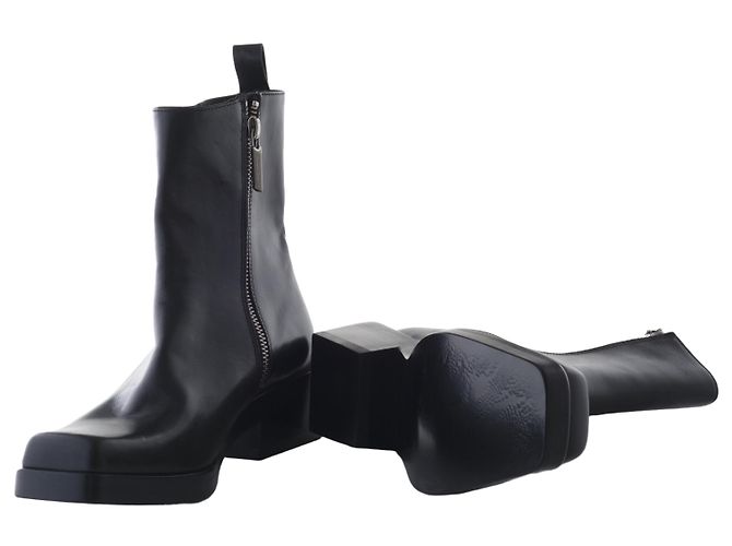 Botines de cuero Cesare Paciotti Negro - vista 6