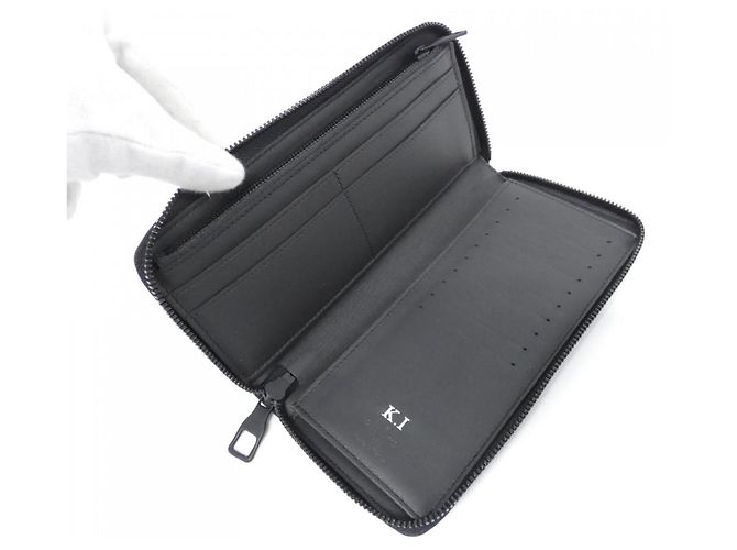 Louis Vuitton Taurillon Monogram Zippy Wallet Black - view 4