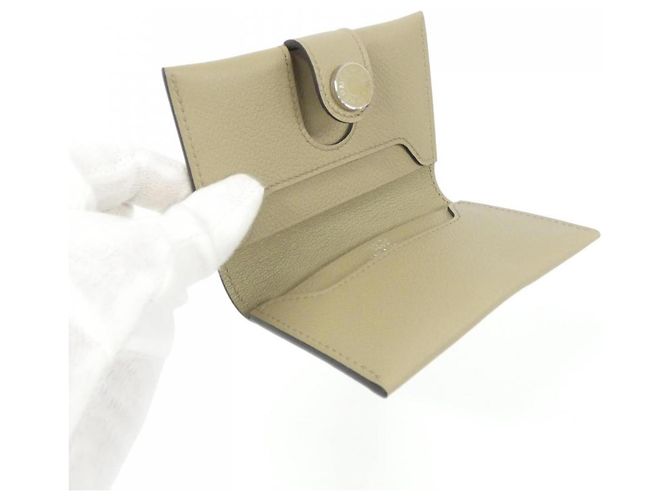 Beiger Visitenkartenhalter von Hermès - Ansicht 4