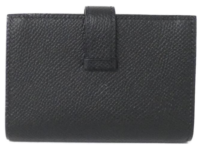 Tarjetero monocromático Bearn de Hermès Negro - vista 2
