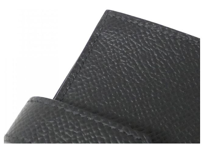 Tarjetero monocromático Bearn de Hermès Negro - vista 4