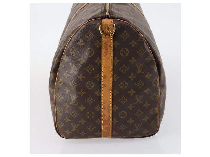 Borsa Keepall Bandoulière Louis Vuitton Monogram Canvas 60 Marrone - vista 4