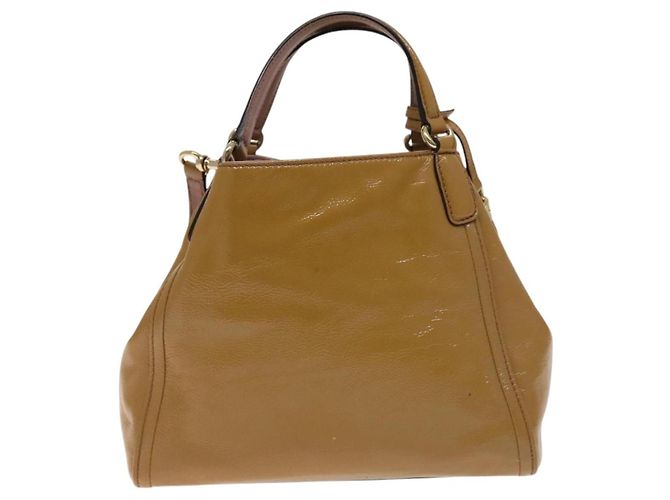 Borsa a spalla convertibile Gucci Soho in vernice piccola Beige - vista 2