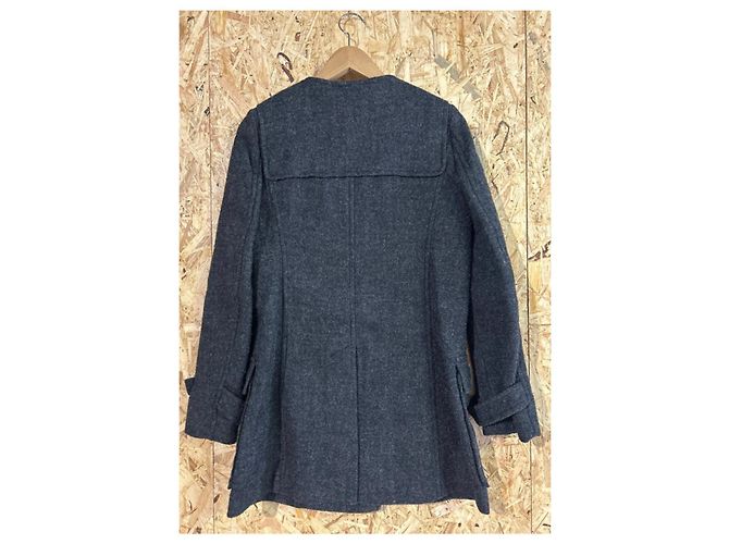 Isabel Marant Etoile Abrigo de Lana Gris Isabel Marant Étoile - vista 11