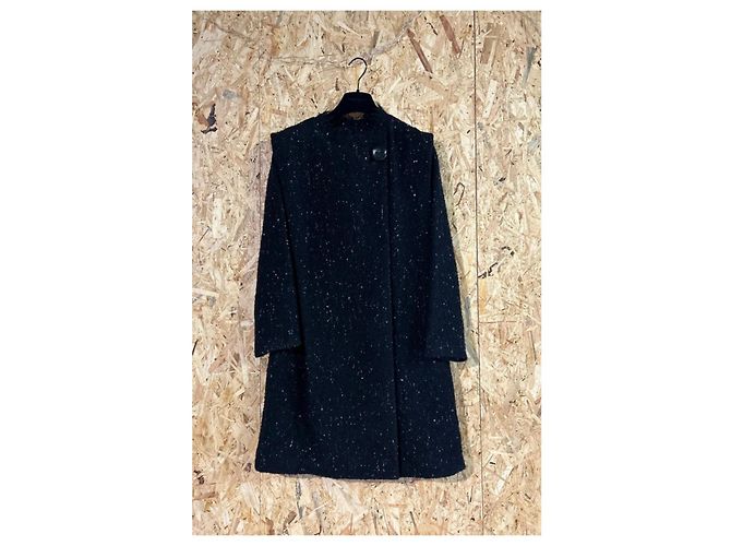 Abrigo Isabel Marant de tweed negro Multicolor - vista 3