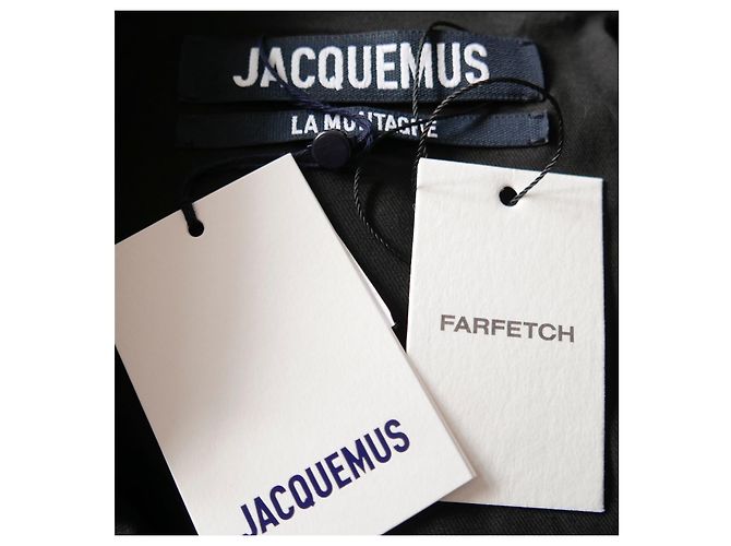 Jacquemus A Jaqueta Blazer Obiou com Costas em Camadas Preto - vista 7