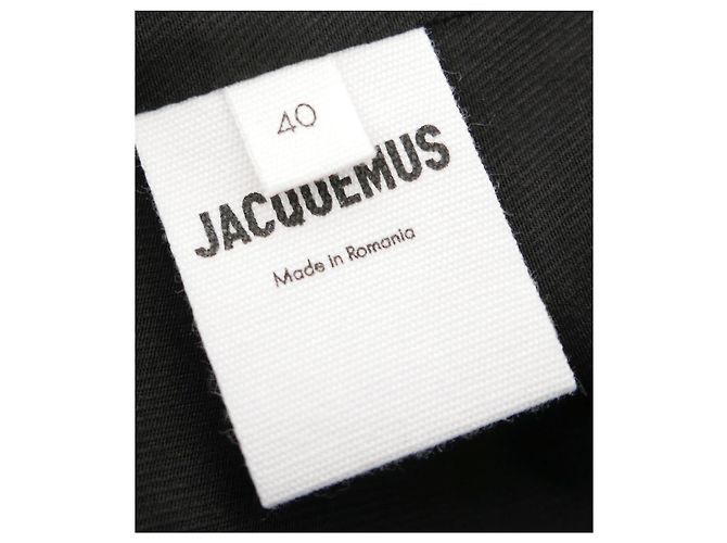 Jacquemus A Jaqueta Blazer Obiou com Costas em Camadas Preto - vista 8