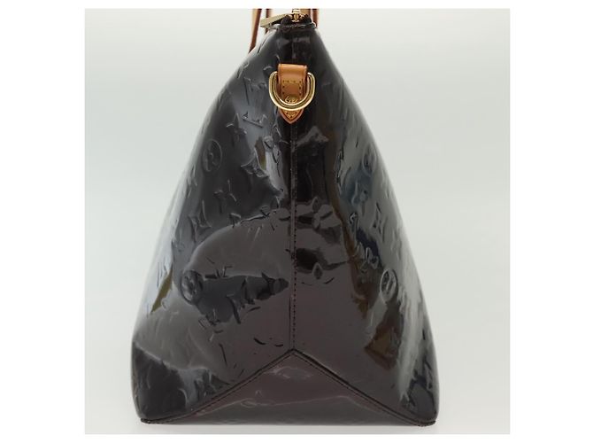 Borsa Bellevue Monogram Vernis GM di Louis Vuitton Bordò - vista 4