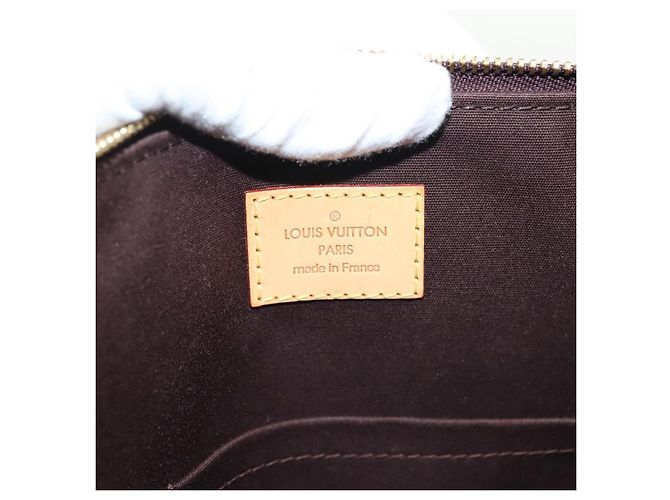 Borsa Bellevue Monogram Vernis GM di Louis Vuitton Bordò - vista 6