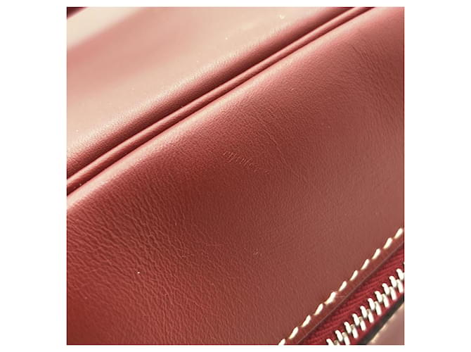Borsa a mano Hermès Plume Rosso - vista 4