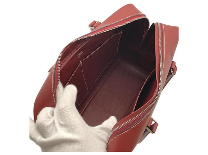 Borsa a mano Hermès Plume Rosso - vista 6
