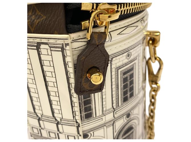 Louis Vuitton Monogram Cannes Shoulder Bag Brown White - view 6