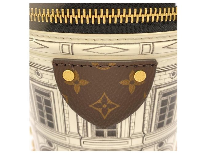 Louis Vuitton Monogram Cannes Shoulder Bag Brown White - view 7