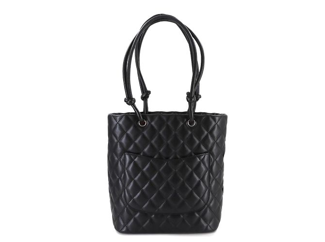 Chanel Cambon Linie Medium Tote Bag Schwarz - Ansicht 3