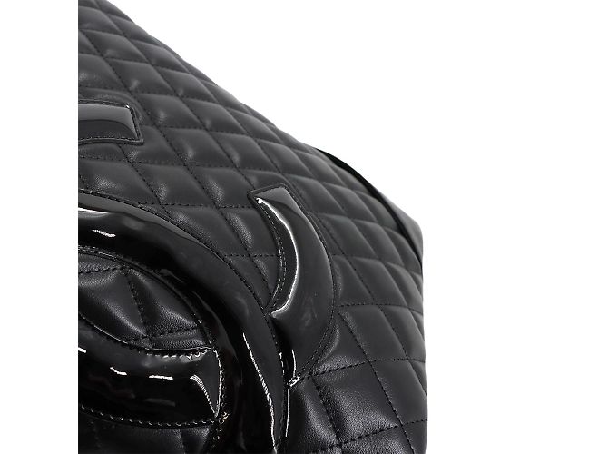 Chanel Cambon Linie Medium Tote Bag Schwarz - Ansicht 9