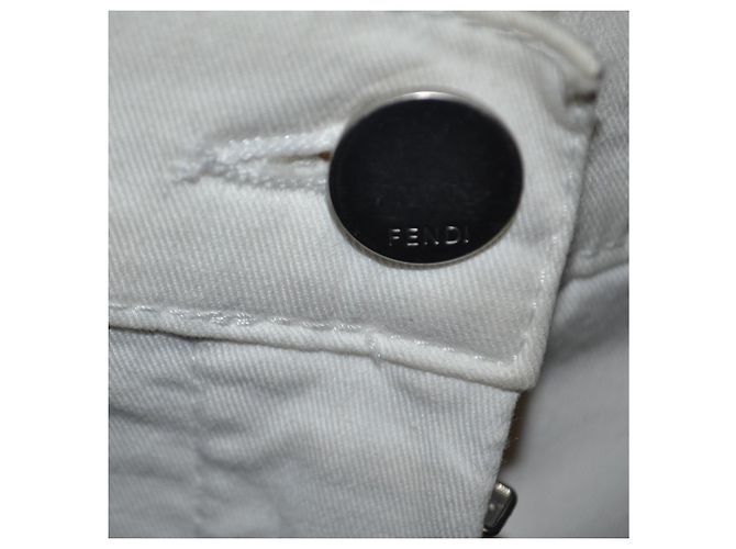 Fendi Baumwollhose weiß - Ansicht 2