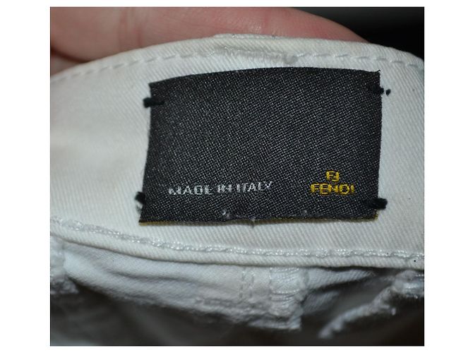 Fendi Baumwollhose weiß - Ansicht 4