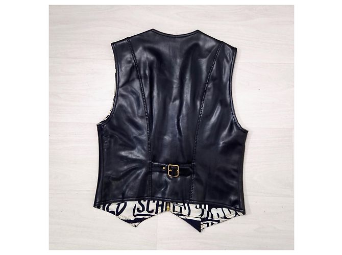 Chaleco de similpiel Moschino Jeans Negro - vista 3