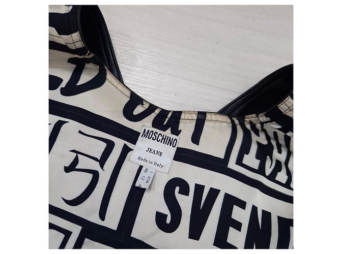 Chaleco de similpiel Moschino Jeans Negro - vista 8