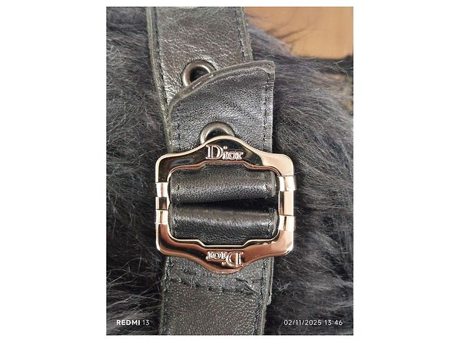 Dior Jacke aus schwarzem Lammleder - Ansicht 11