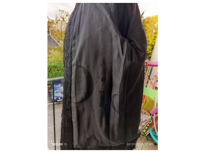 Dior Jacke aus schwarzem Lammleder - Ansicht 12