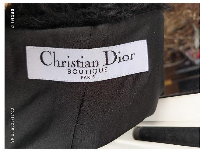 Dior Jacke aus schwarzem Lammleder - Ansicht 13